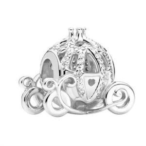 5/$21 ❤️ SILVER CZ CARRIAGE COACH CHARM FOR PANDORA BRACELETS